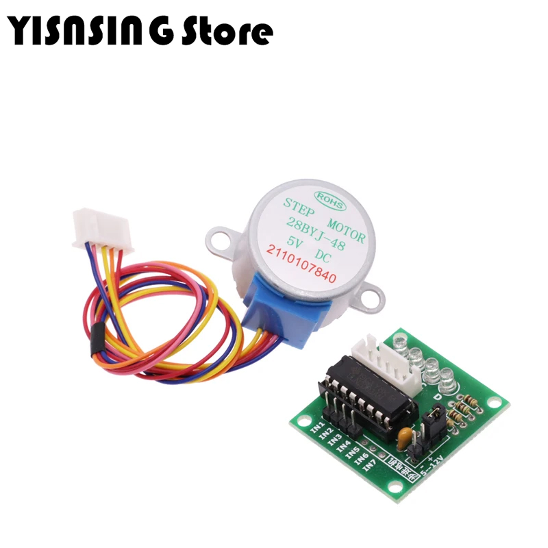 Stepper Motor 28Byj - 5 فولت 4-Phase 28BYJ-48 تيار مستمر