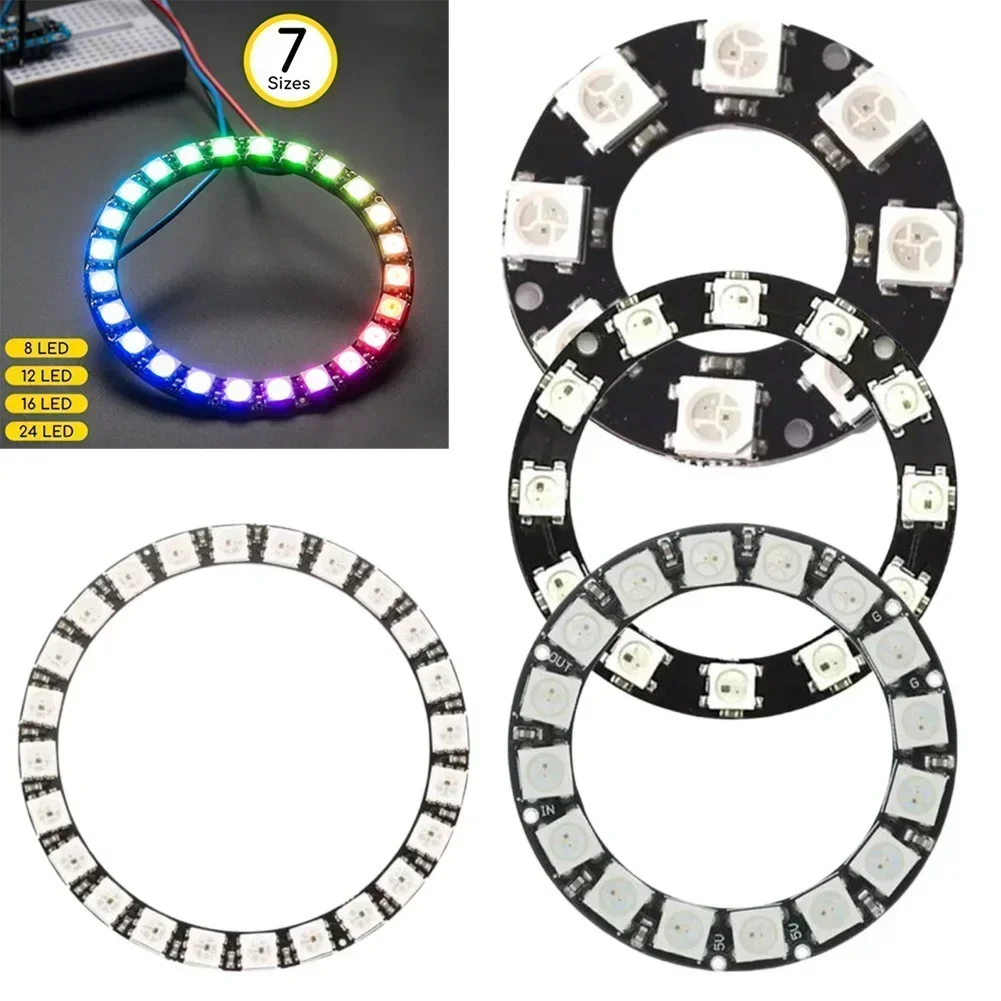 Neopixel - 5 فولت المصابيح حلقة فردية عنونة