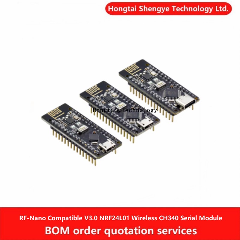 Nrf24L01 - وحدة RF-Nano المتوافقة مع ATMEGA328P Nano