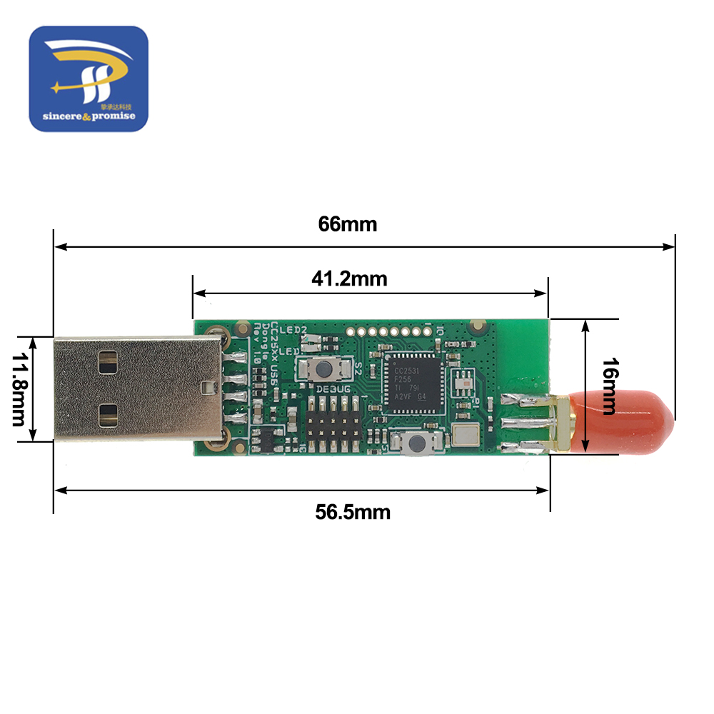 الشم العارية مجلس حزمة بروتوكو - مراجعة Zigbee Cc2531 وسعره