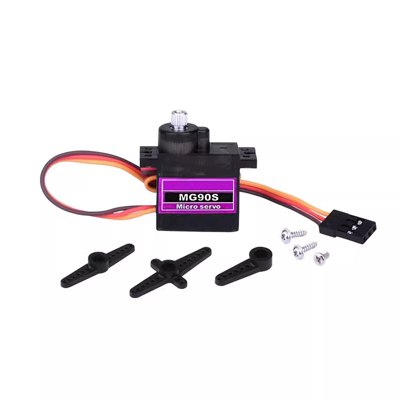 محرك سيرفو صغير Mg90S بوزن 9 ج - مراجعة Servo Sg90 وسعره