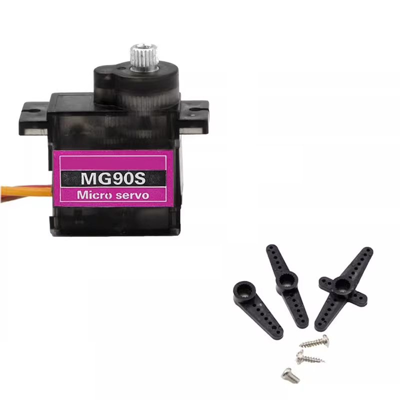 محرك سيرفو صغير Mg90S بوزن 9 ج - مراجعة Servo Sg90 وسعره