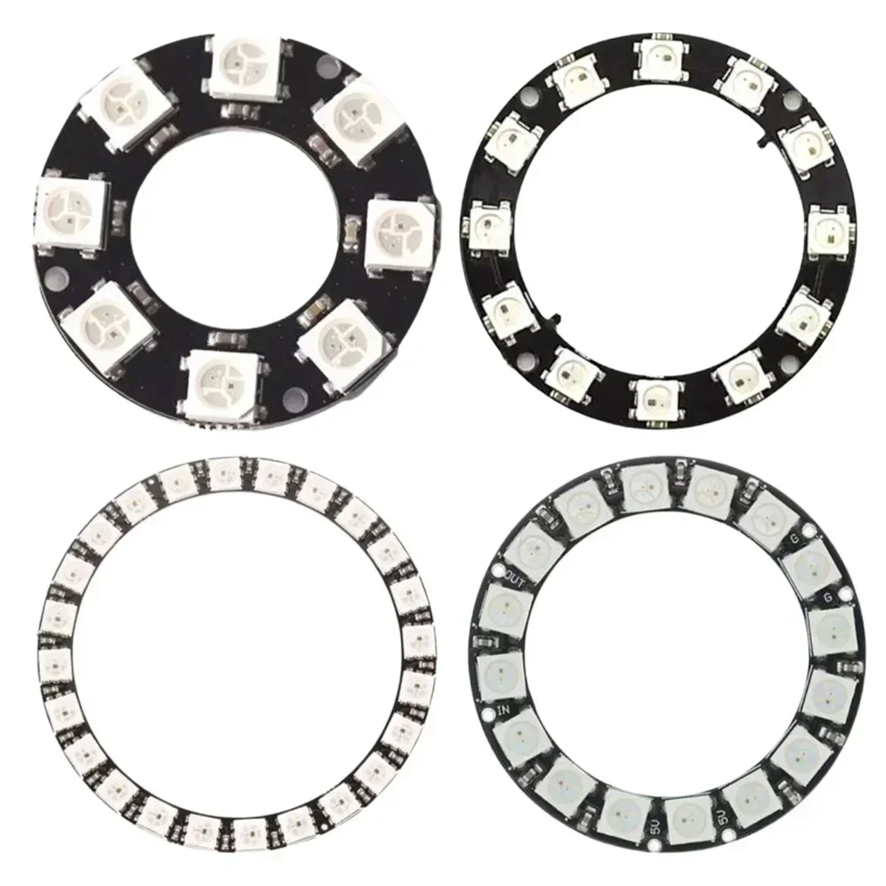 5 فولت المصابيح حلقة فردية عنو - مراجعة Neopixel وسعره