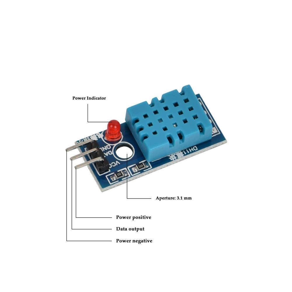 وحدات استشعار XZG DHT11 (1-10  - مراجعة Dht11 وسعره