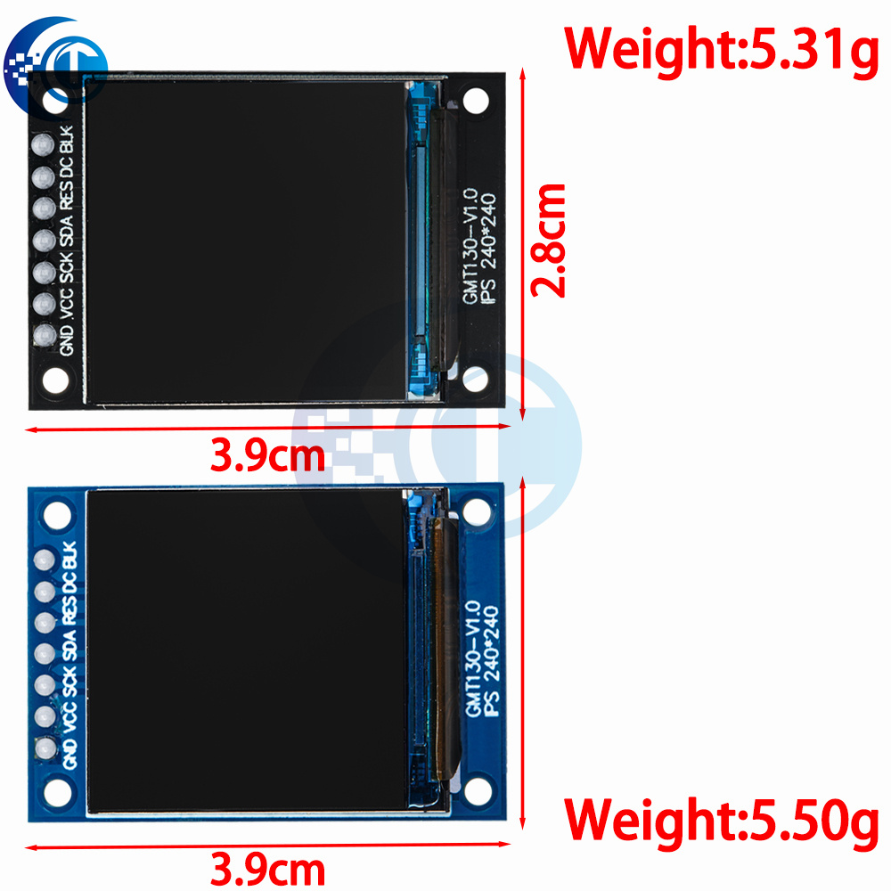 1 قطعة 0.96/1.3 بوصة TFT وحدة  - مراجعة Ssd1306 وسعره