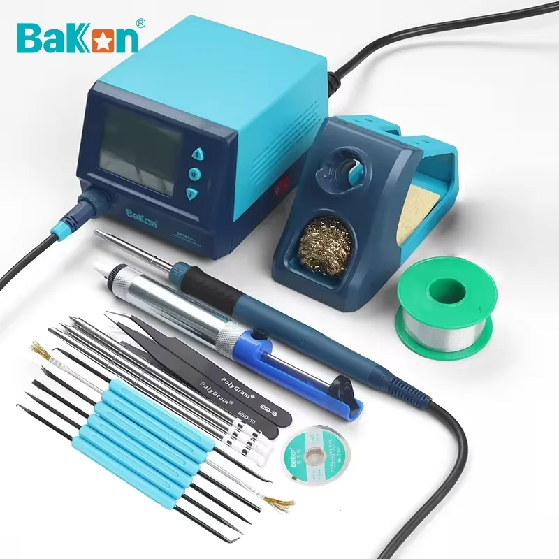 Bakon 75 واط BK969D + محطة لحا - مراجعة Soldering Iron Temperature Probe وسعره