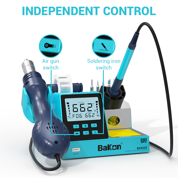 عرض خاص: محطة لحام باكون BK602 - مراجعة Soldering Iron Temperature Probe وسعره