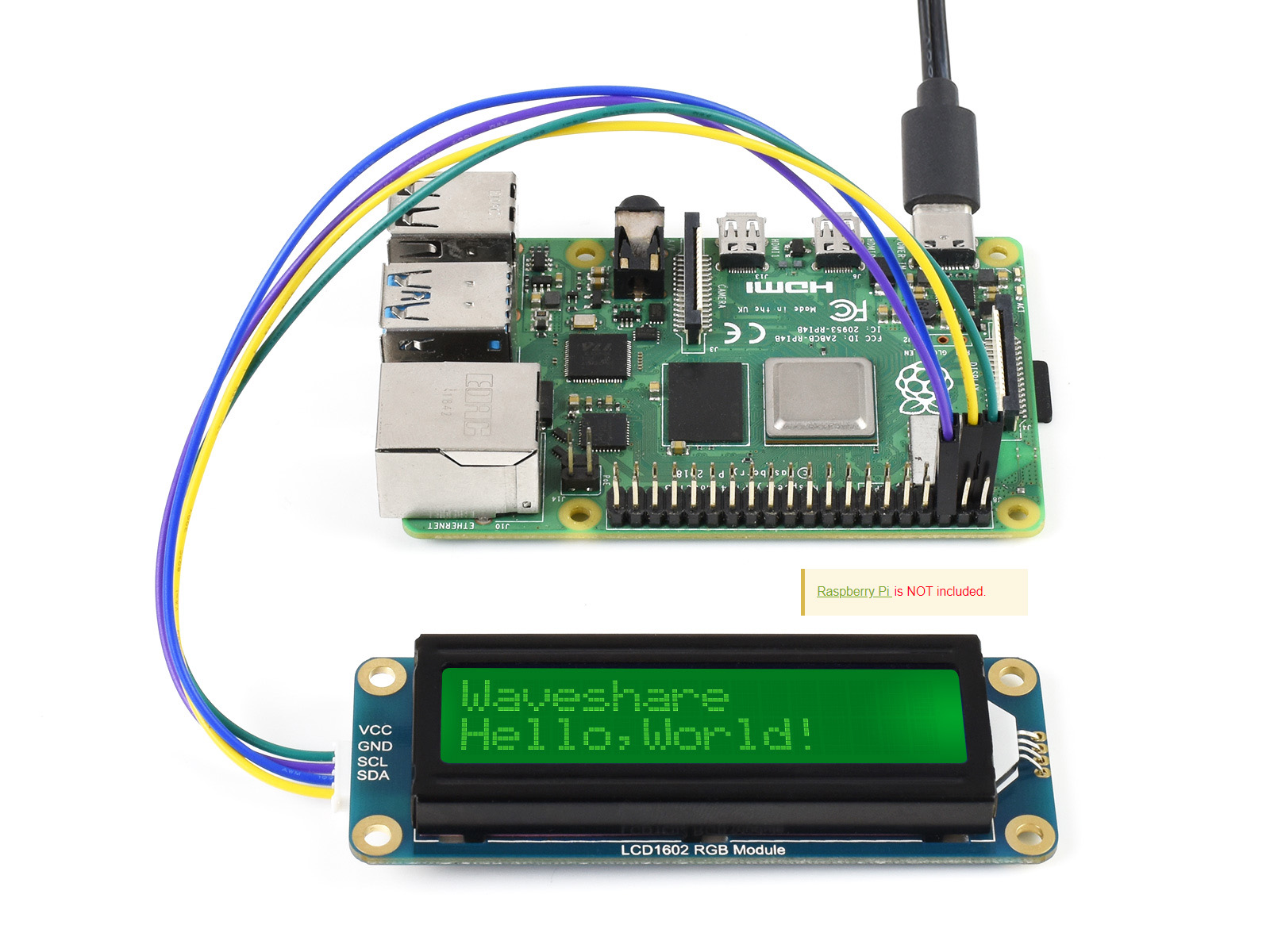 وحدة شاشة LCD1602 RGB من Waves - مراجعة Lcd 1602 وسعره