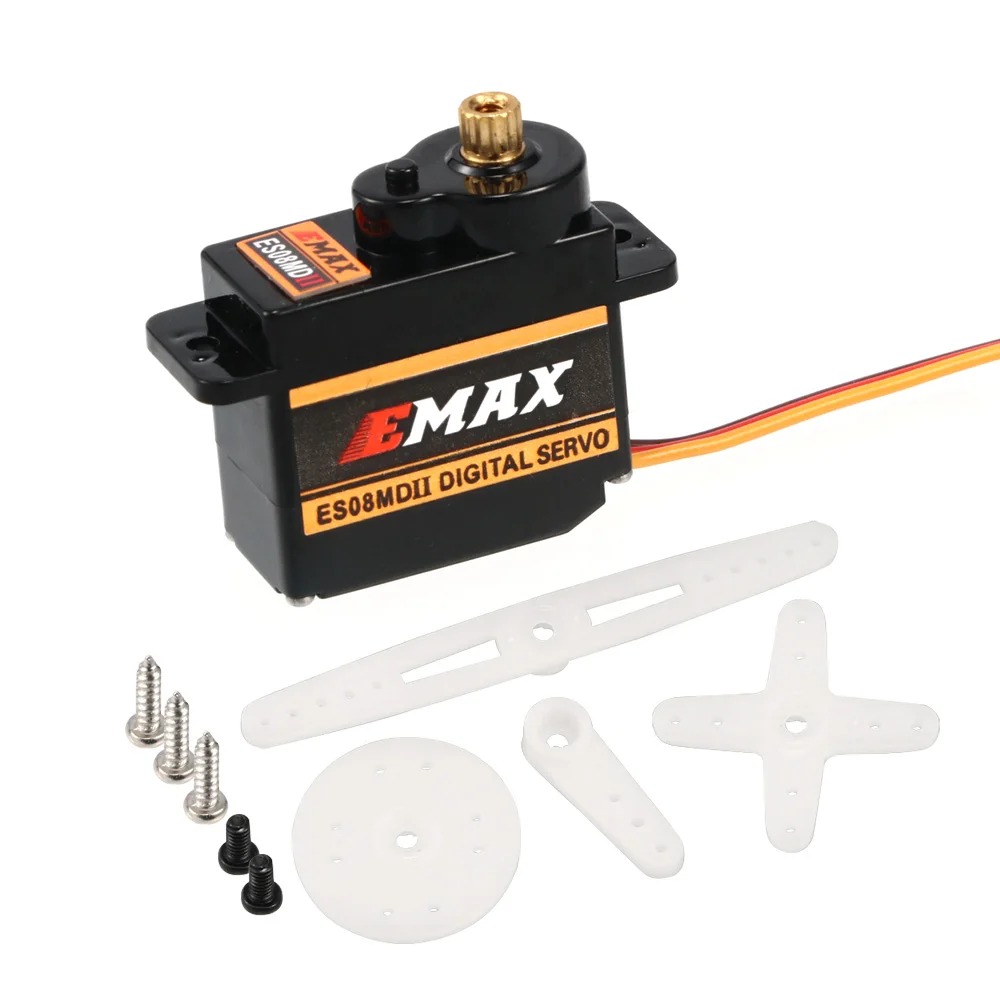 سيرفو رقمي EMAX ES08MDII ES08M - مراجعة Servo Sg90 وسعره