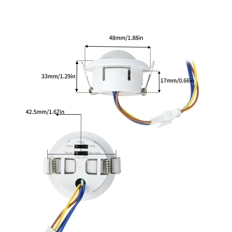 مفتاح مستشعر الحركة PIR من ABZ - مراجعة Pir Motion Sensor وسعره