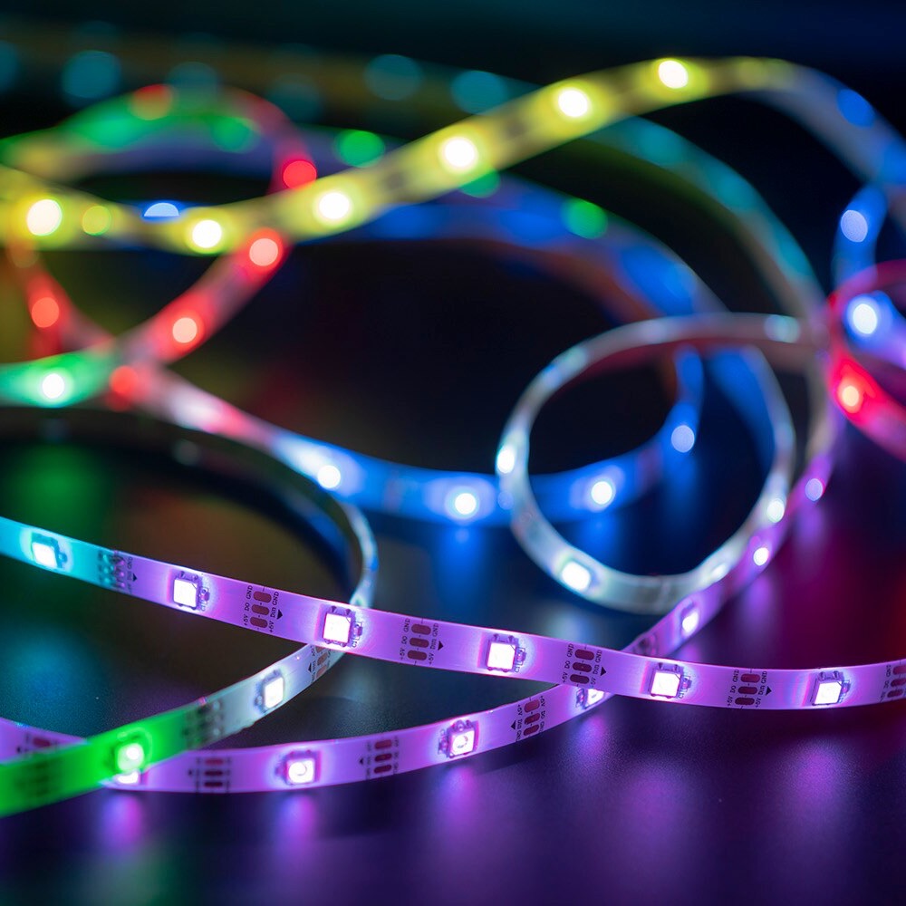 شريط إضاءة LED WS2812B بطول 5  - مراجعة Ws2812B Strip 5V وسعره