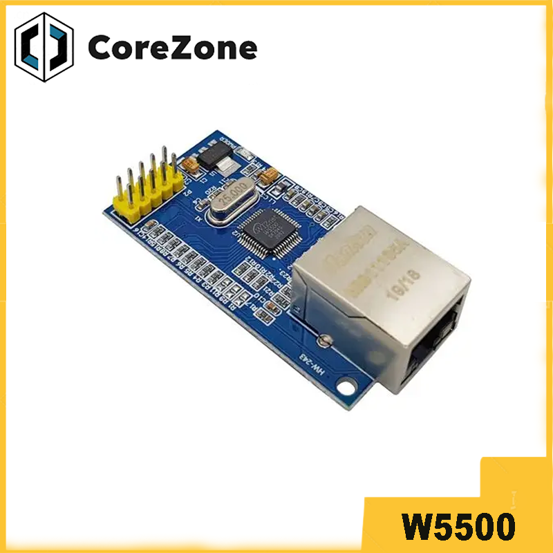 وحدة شبكة إيثرنت W5500 مع برنا - مراجعة Ethernet W5500 وسعره