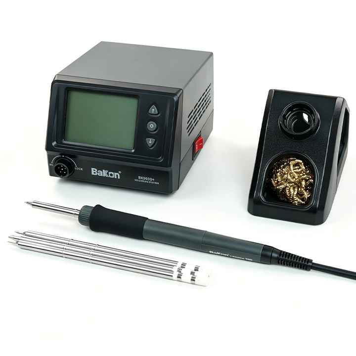 محطة لحام T12 BK969D+ من باكون - مراجعة Soldering Iron Temperature Probe وسعره