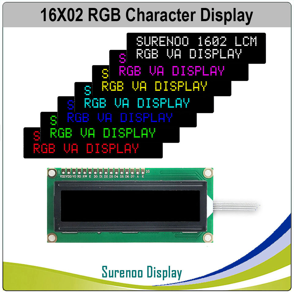 162 16X2 1602 5.0V حرف وحدة LC - مراجعة Lcd 1602 وسعره