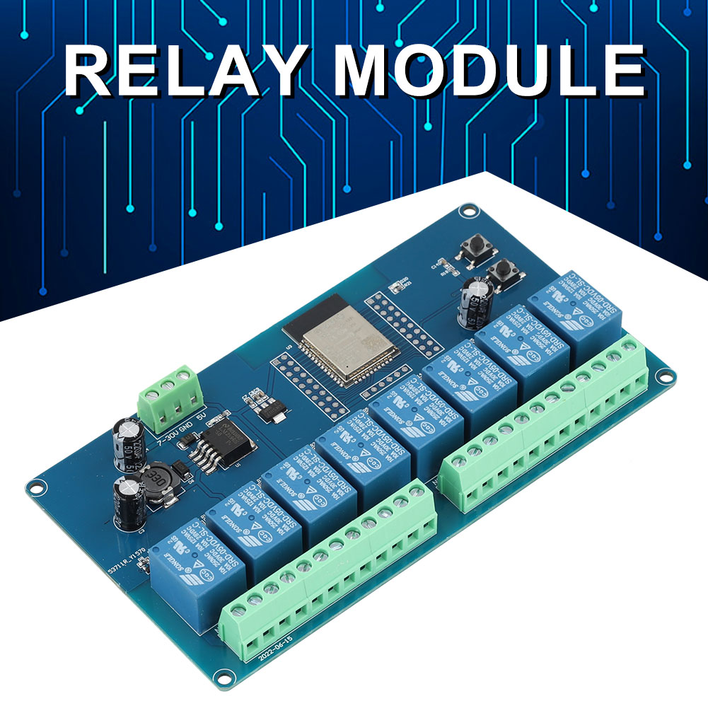 ESP32 WIFI بلوتوث متوافق BLE و - مراجعة Relay Module 1 Channel وسعره