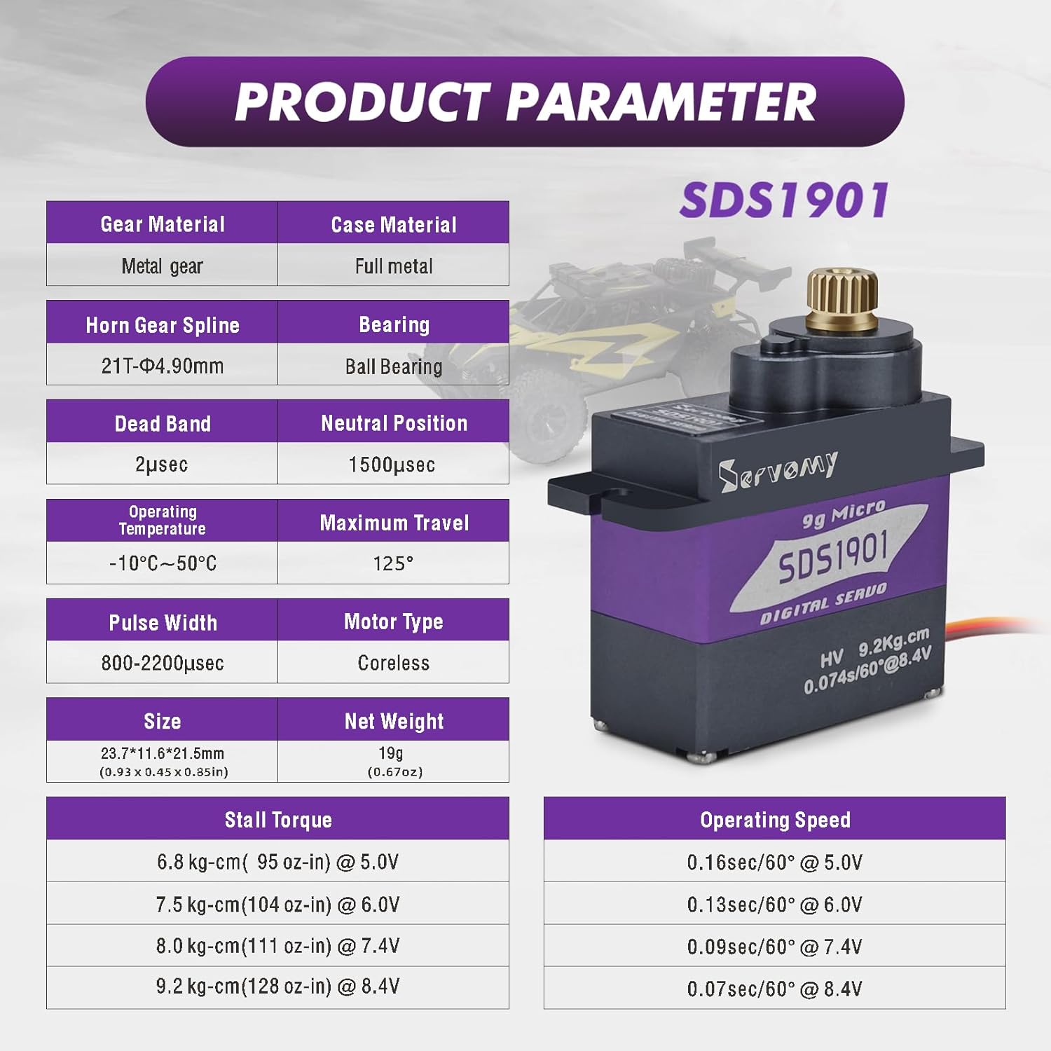 SERVOMY-SDS1901 Digital 9G Mic - مراجعة Servo Sg90 وسعره