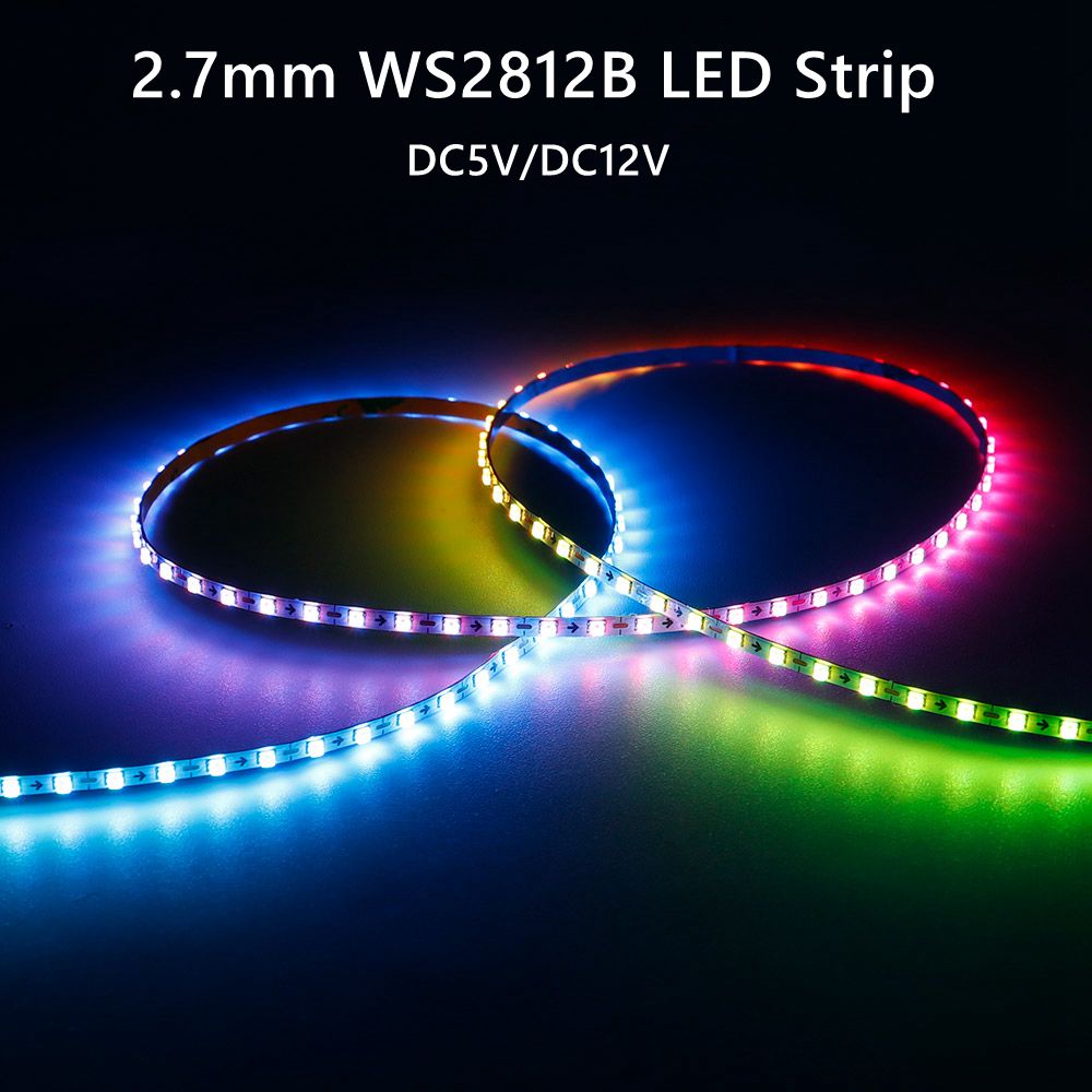 شريط إضاءة LED من نوع WS2812B  - مراجعة Ws2812B Strip 5V وسعره