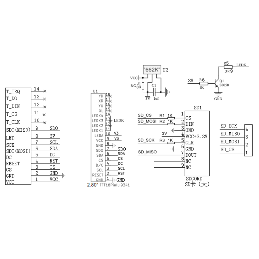 وحدة عرض TFT LCD مقاس 2.8 بوصة - مراجعة Ili9341 وسعره