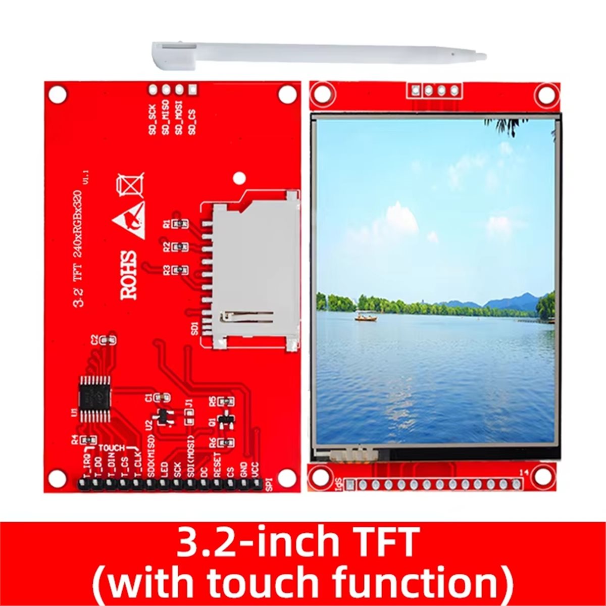 شاشة LCD TFT مقاس 3.2 بوصة بدق - مراجعة Ili9341 وسعره