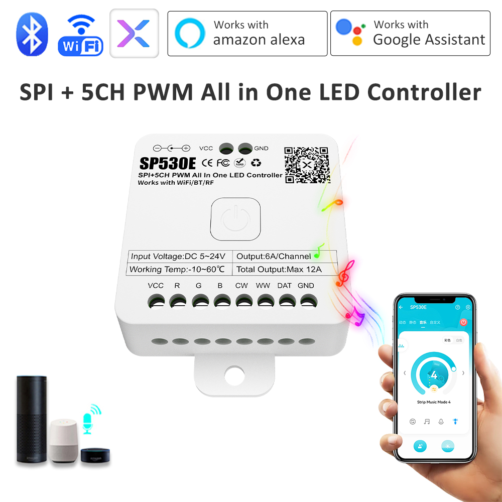 وحدة تحكم LED متكاملة SP530E 1 - مراجعة Ws2812B Strip 5V وسعره