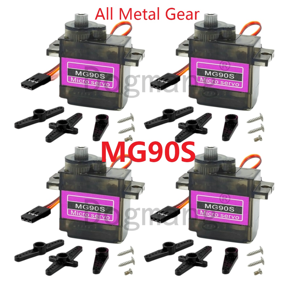 MG90S سيرفو 1/2/4/10/20/50 قطع - مراجعة Servo Sg90 وسعره