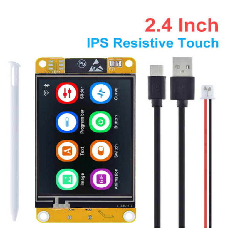 لوحة تطوير ESP32 LVGL مع واجهة - مراجعة Tft Display 2.4 وسعره